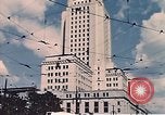 Standbild Wahrzeichen von Los Angeles in den 1950er Jahren Los Angeles California USA, 1950, aus Sekunde 7 historischem Filmmaterial Videoclip 65675024738