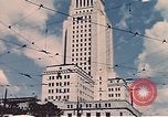 Standbild Wahrzeichen von Los Angeles in den 1950er Jahren Los Angeles California USA, 1950, aus Sekunde 8 historischem Filmmaterial Videoclip 65675024738