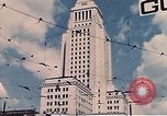 Standbild Wahrzeichen von Los Angeles in den 1950er Jahren Los Angeles California USA, 1950, aus Sekunde 9 historischem Filmmaterial Videoclip 65675024738