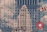 Standbild Wahrzeichen von Los Angeles in den 1950er Jahren Los Angeles California USA, 1950, aus Sekunde 12 historischem Filmmaterial Videoclip 65675024738