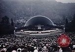 Image of Hollywood Bowl Los Angeles California USA, 1950, second 28 stock footage video 65675024745