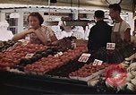 Image of Farmer's Market Los Angeles California USA, 1950, second 21 stock footage video 65675024748