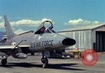 Image of USAF 612th Tactical Fighter Squadron employing F-100s for first time Vietnam, 1966, second 54 stock footage video 65675024787