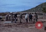 Image of barracks under construction Vietnam, 1965, second 28 stock footage video 65675024800