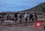 Image of barracks under construction Vietnam, 1965, second 30 stock footage video 65675024800