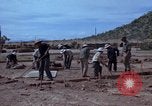Image of barracks under construction Vietnam, 1965, second 39 stock footage video 65675024800