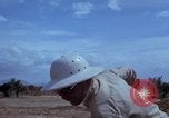 Image of barracks under construction Vietnam, 1965, second 47 stock footage video 65675024800