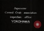 Image of crab inspection Japan, 1938, second 18 stock footage video 65675024805