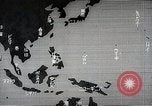Standbild Animierte Karte anzeigen Weg der japanischen Bomber Java Meer, 1942, aus Sekunde 7 historischem Filmmaterial Videoclip 65675024829