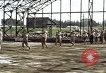 Image of steel shell of hangar Japan, 1945, second 4 stock footage video 65675024855