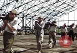 Image of steel shell of hangar Japan, 1945, second 8 stock footage video 65675024855