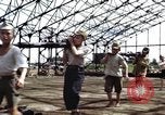 Image of steel shell of hangar Japan, 1945, second 12 stock footage video 65675024855