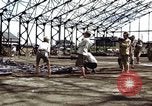 Image of steel shell of hangar Japan, 1945, second 19 stock footage video 65675024855