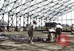 Image of steel shell of hangar Japan, 1945, second 32 stock footage video 65675024855