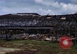 Image of steel shell of hangar Japan, 1945, second 45 stock footage video 65675024855