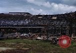 Image of steel shell of hangar Japan, 1945, second 46 stock footage video 65675024855