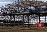 Image of steel shell of hangar Japan, 1945, second 50 stock footage video 65675024855