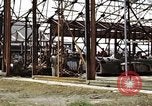 Image of steel shell of hangar Japan, 1945, second 61 stock footage video 65675024855