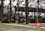 Image of steel shell of hangar Japan, 1945, second 62 stock footage video 65675024855