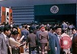Standbild American Pavilion in Osaka Messe Osaka Japan, 1962, aus Sekunde 56 historischem Filmmaterial Videoclip 65675024907