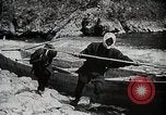 Image of long boats navigate rapids Japan, 1898, second 29 stock footage video 65675024930