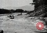 Image of long boats navigate rapids Japan, 1898, second 44 stock footage video 65675024930