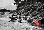 Image of long boats navigate rapids Japan, 1898, second 49 stock footage video 65675024930