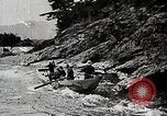 Image of long boats navigate rapids Japan, 1898, second 50 stock footage video 65675024930