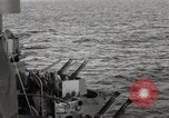 Image of USS warships Makin Island Kiribati Islands, 1943, second 38 stock footage video 65675024944