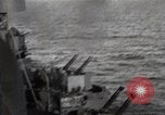 Image of USS warships Makin Island Kiribati Islands, 1943, second 40 stock footage video 65675024944