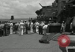 Standbild USS Mississippi Pazifik, 1944, aus Sekunde 11 historischem Filmmaterial Videoclip 65675024952