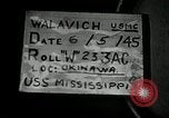 Immagine di USS Mississippi Okinawa isole Ryukyu, 1945, secondo 1 filmato di repertorio 65675024956