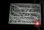 Immagine di USS Mississippi Okinawa isole Ryukyu, 1945, secondo 4 filmato di repertorio 65675024956