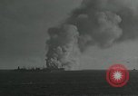 Image of USS Ommaney Bay after kamikaze attack Philippines, 1945, second 23 stock footage video 65675024968