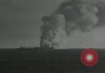 Image of USS Ommaney Bay after kamikaze attack Philippines, 1945, second 25 stock footage video 65675024968