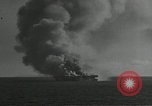Image of USS Ommaney Bay after kamikaze attack Philippines, 1945, second 26 stock footage video 65675024968