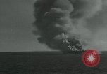 Image of USS Ommaney Bay after kamikaze attack Philippines, 1945, second 31 stock footage video 65675024968