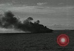 Image of USS Ommaney Bay after kamikaze attack Philippines, 1945, second 34 stock footage video 65675024968