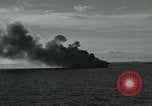 Image of USS Ommaney Bay after kamikaze attack Philippines, 1945, second 35 stock footage video 65675024968