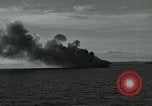 Image of USS Ommaney Bay after kamikaze attack Philippines, 1945, second 36 stock footage video 65675024968