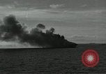 Image of USS Ommaney Bay after kamikaze attack Philippines, 1945, second 37 stock footage video 65675024968