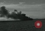 Image of USS Ommaney Bay after kamikaze attack Philippines, 1945, second 41 stock footage video 65675024968