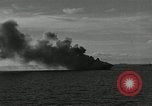 Image of USS Ommaney Bay after kamikaze attack Philippines, 1945, second 42 stock footage video 65675024968