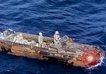 Image of U.S. wounded transported by boat from Okinawa battlefield Pacific Ocean, 1945, second 3 stock footage video 65675024978