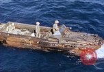 Image of U.S. wounded transported by boat from Okinawa battlefield Pacific Ocean, 1945, second 6 stock footage video 65675024978