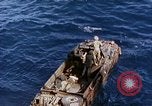 Image of U.S. wounded transported by boat from Okinawa battlefield Pacific Ocean, 1945, second 12 stock footage video 65675024978