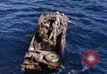 Image of U.S. wounded transported by boat from Okinawa battlefield Pacific Ocean, 1945, second 14 stock footage video 65675024978