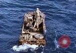 Image of U.S. wounded transported by boat from Okinawa battlefield Pacific Ocean, 1945, second 15 stock footage video 65675024978