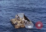 Image of U.S. wounded transported by boat from Okinawa battlefield Pacific Ocean, 1945, second 20 stock footage video 65675024978