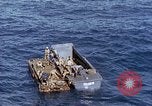Image of U.S. wounded transported by boat from Okinawa battlefield Pacific Ocean, 1945, second 22 stock footage video 65675024978
